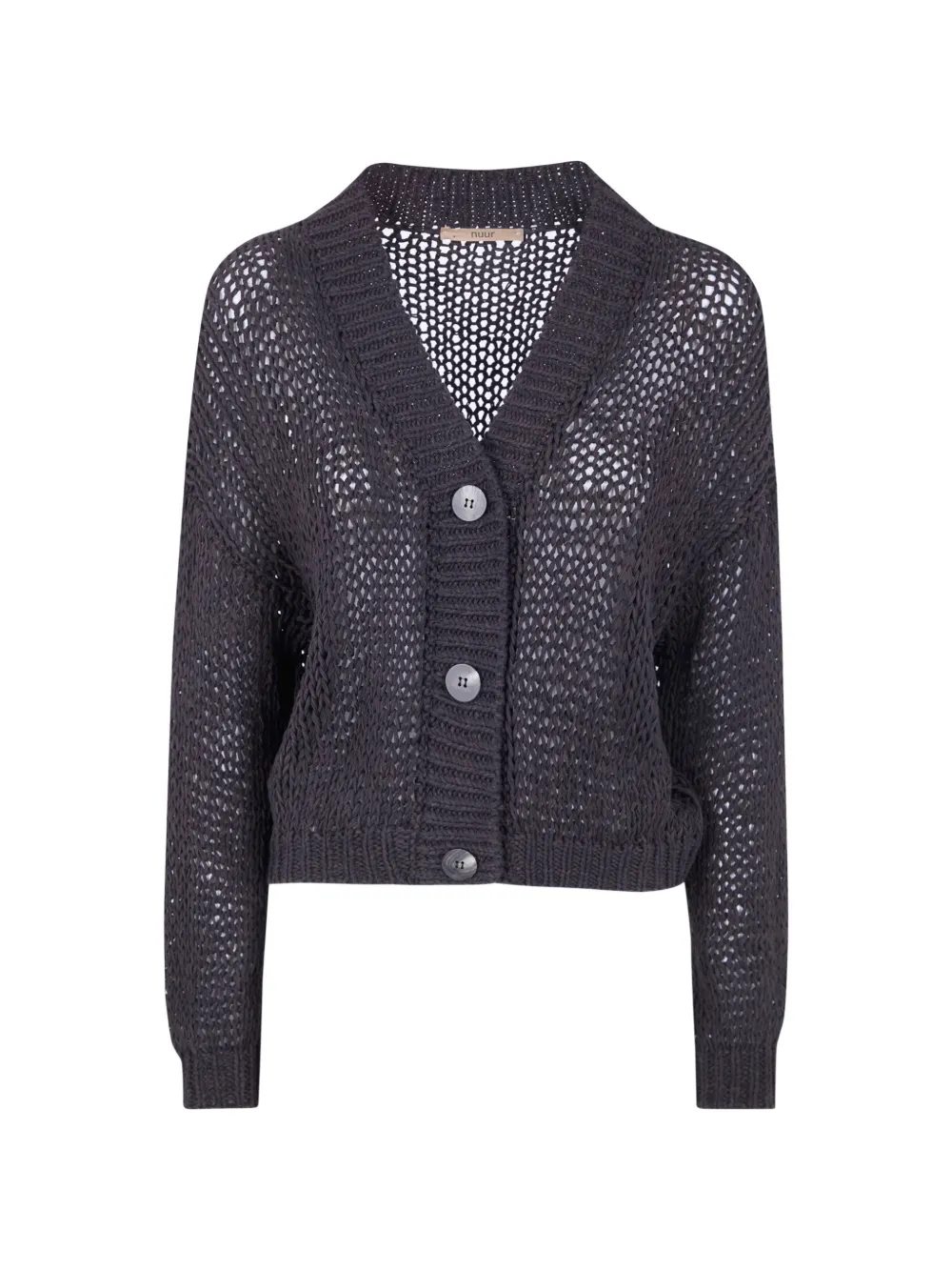 Nuur button knitted cardigan - Nero