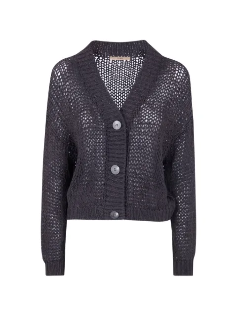 Nuur button knitted cardigan