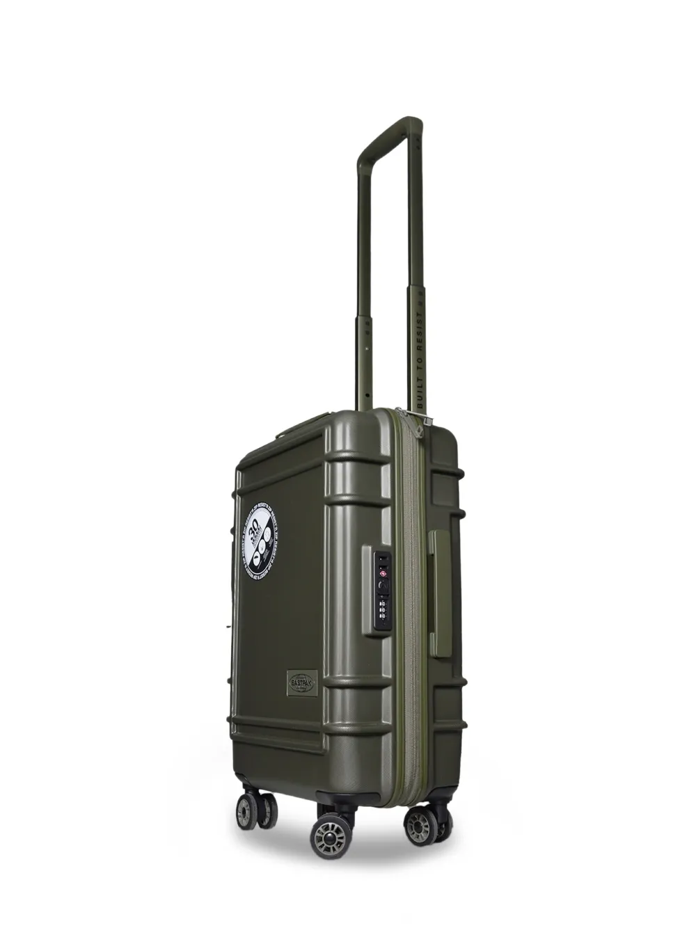 Eastpak RESIST'R Zip Cabinelogo-patch four-wheel suitcase - Verde