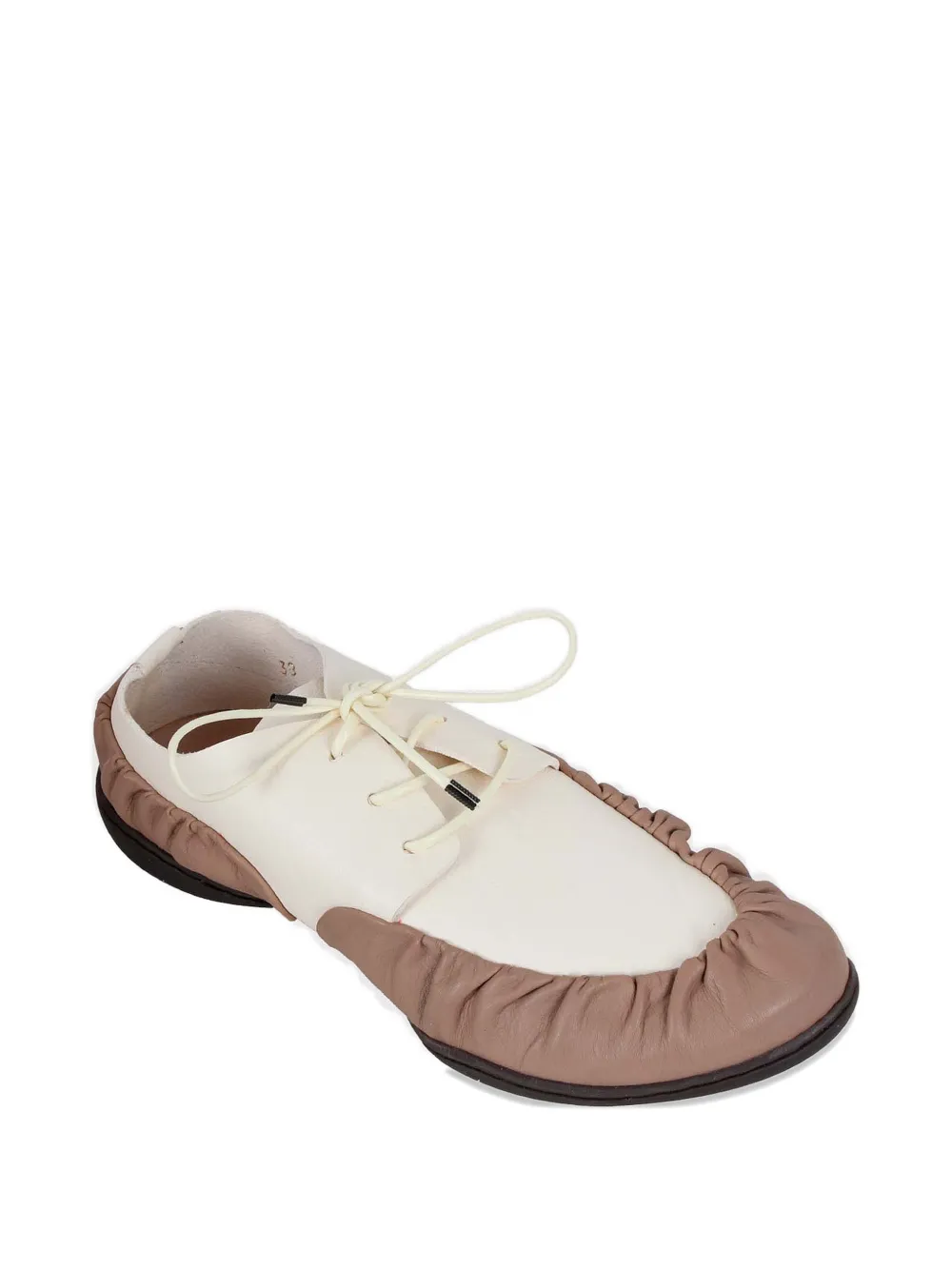 Trippen Glint F ruched ballet flats Beige