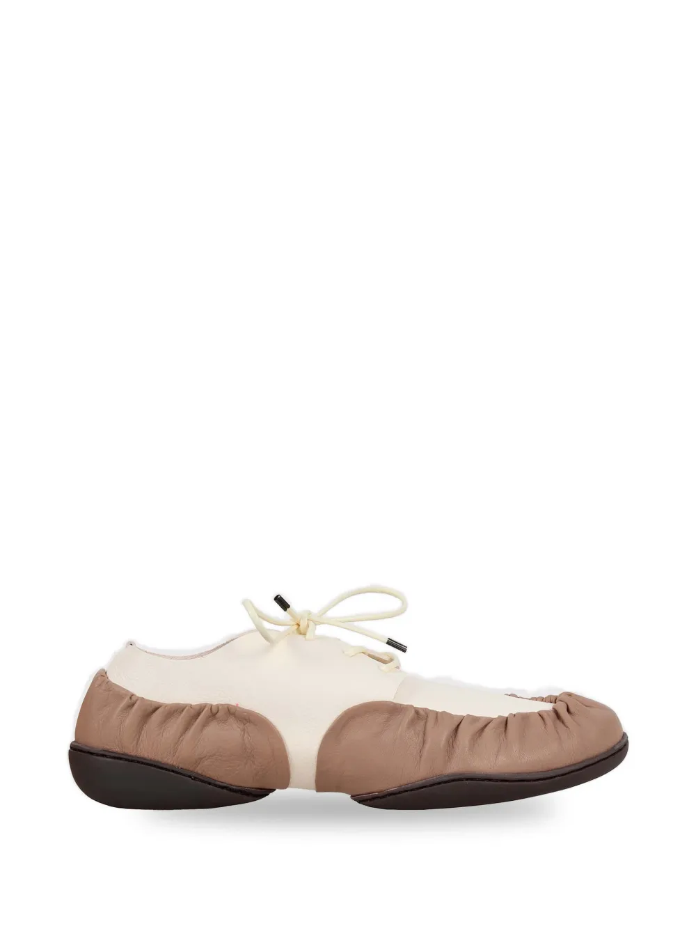 Trippen Glint F ruched ballet flats - Toni neutri