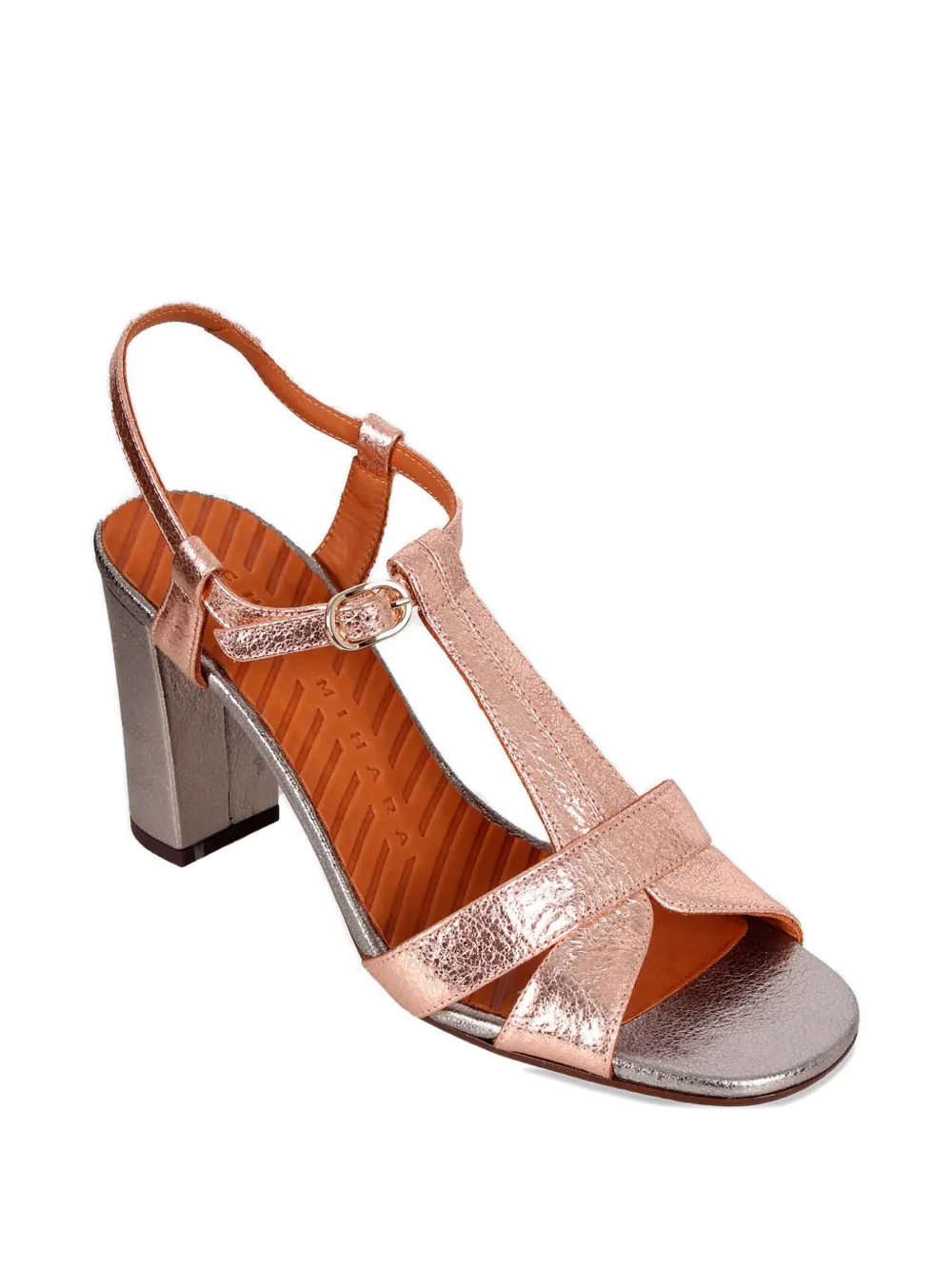 Chie Mihara Sandalen met bandjes en T-bandje Roze