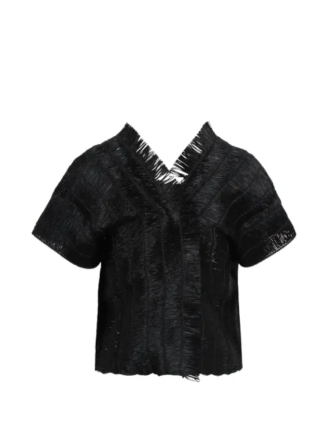 PierAntonioGaspari fringed jacket