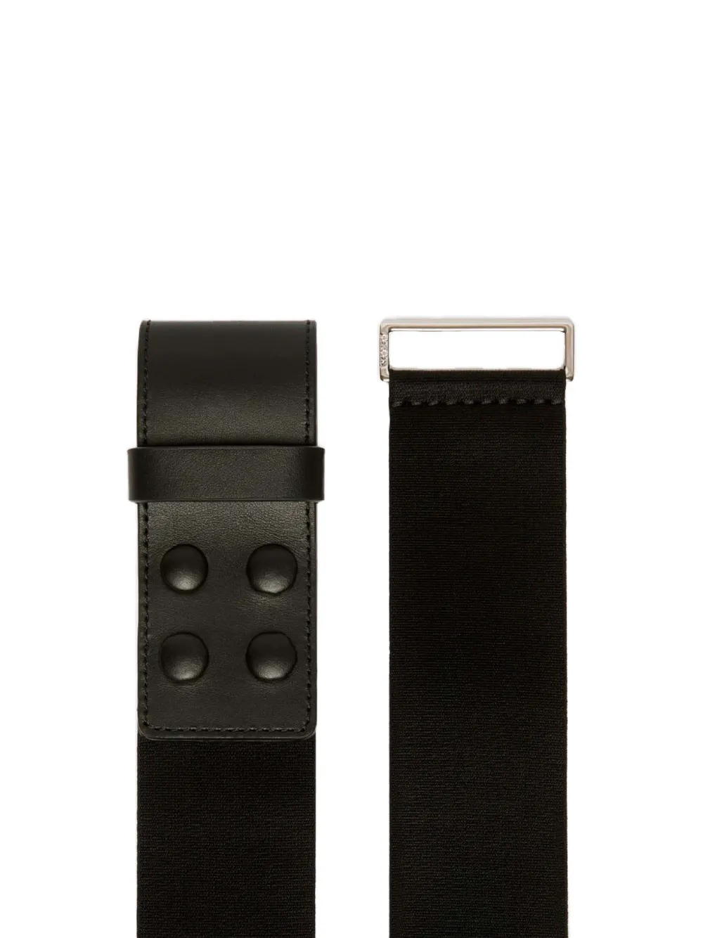 Max Mara Buttoned Leather Belt In Red