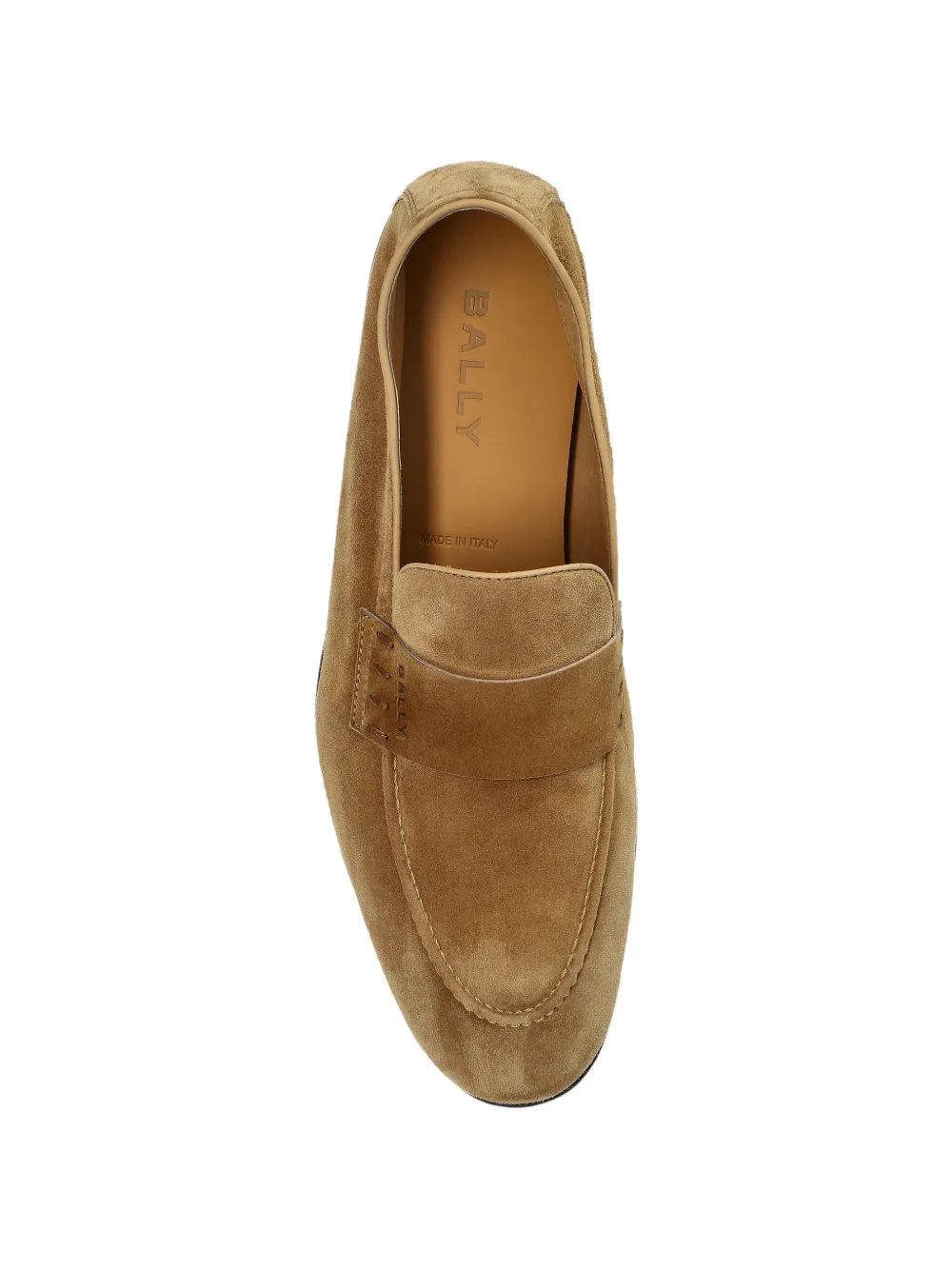 Bally Leren loafers Beige