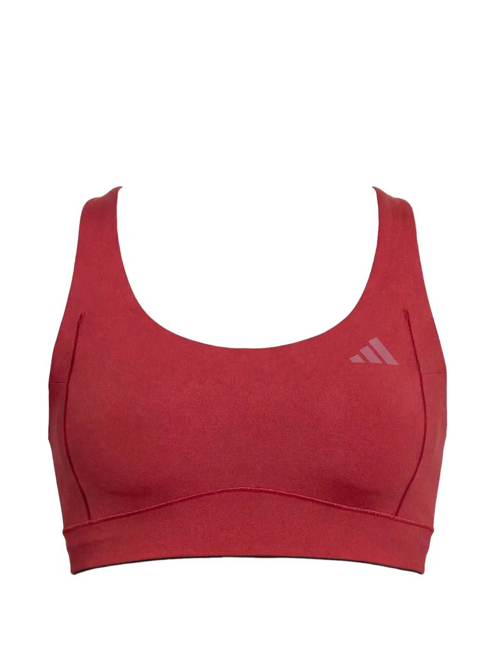 adidas x Entire Studios Optime logo-detail sports bra - Rot