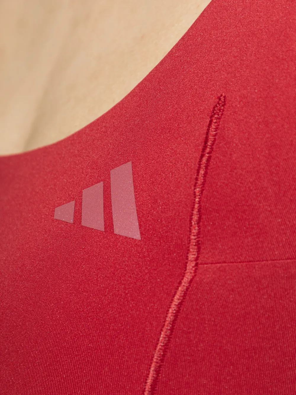 adidas x Gehele Studios Optime sport-bh met logodetail Rood