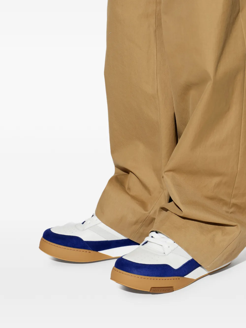 Givenchy Leren sneakers met vlakken Wit