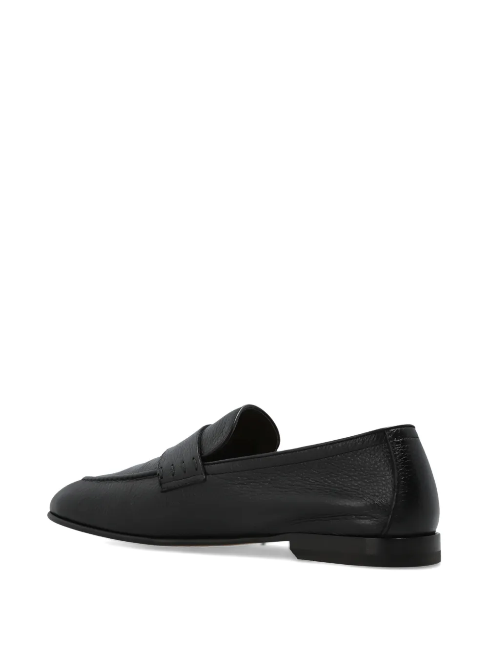 Bally Leren penny loafers Zwart