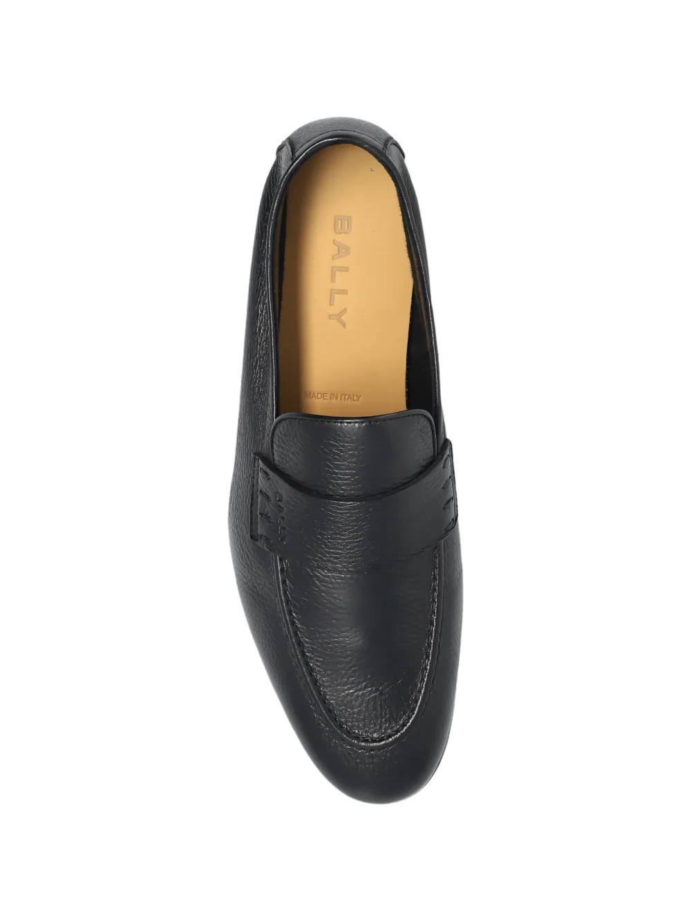 Bally Leren penny loafers Zwart