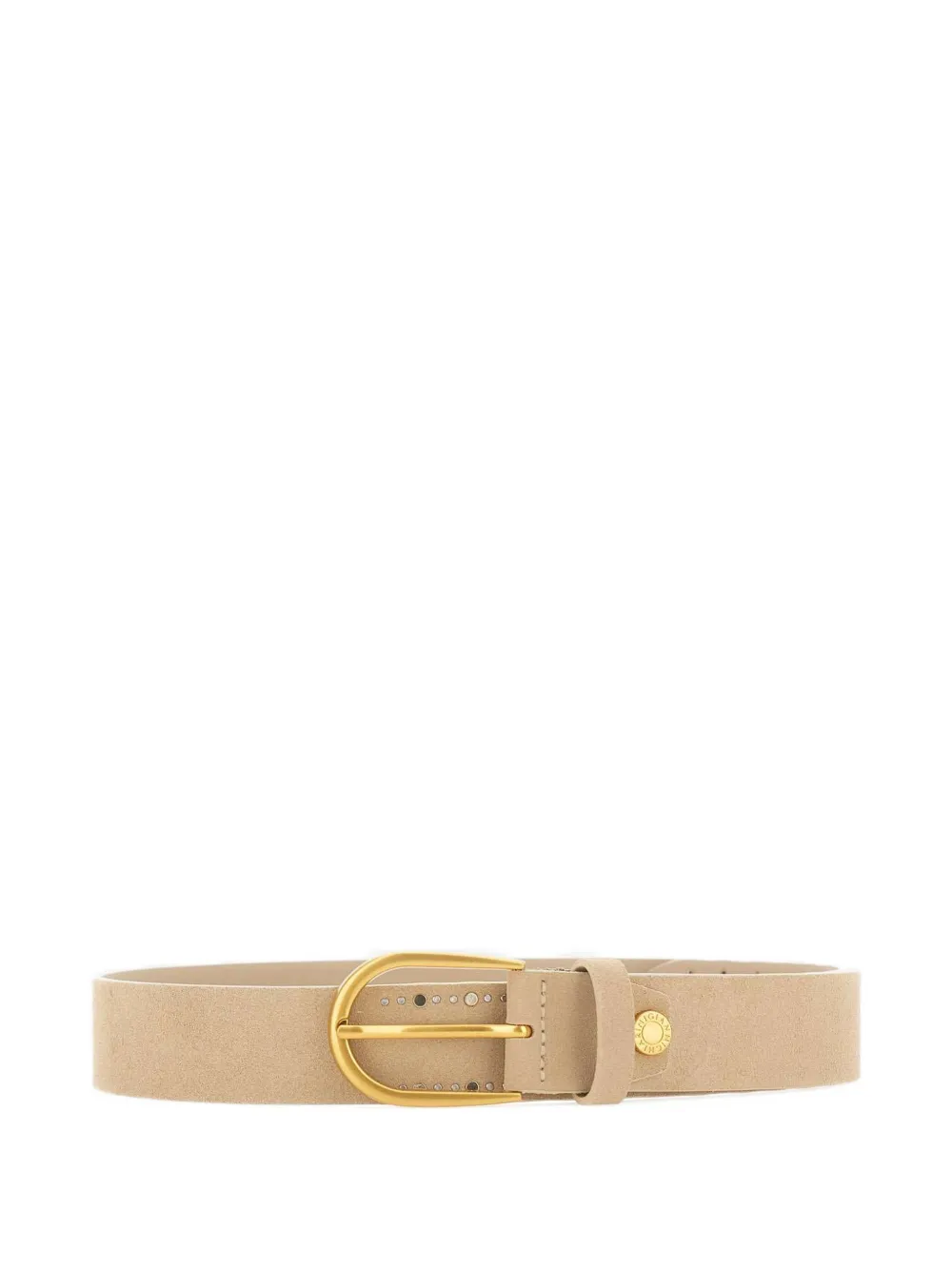 GIANNI CHIARINI stud embellished buckle belt - Toni neutri