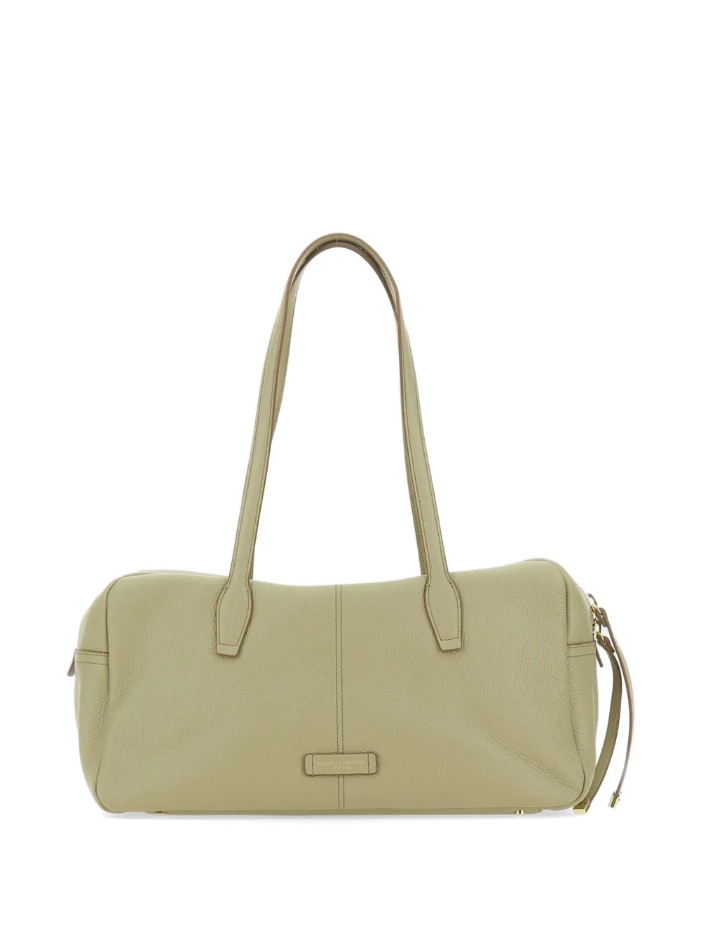 GIANNI CHIARINI Aryna grained bowling leather shoulder bag - Verde
