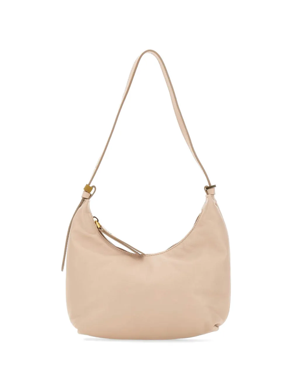 GIANNI CHIARINI Ella top zip leather shoulder bag - Toni neutri