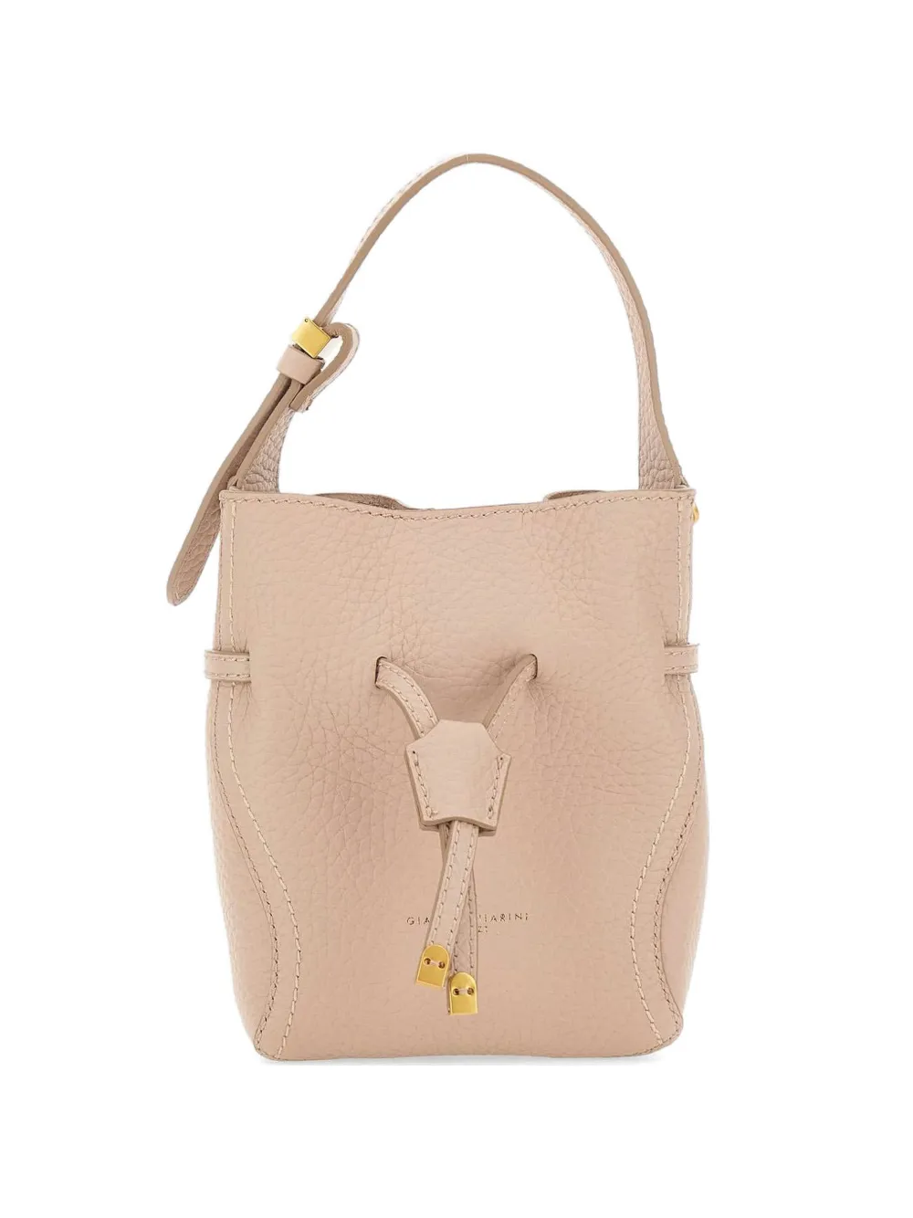 GIANNI CHIARINI Sienna leather bucket bag - Rosa