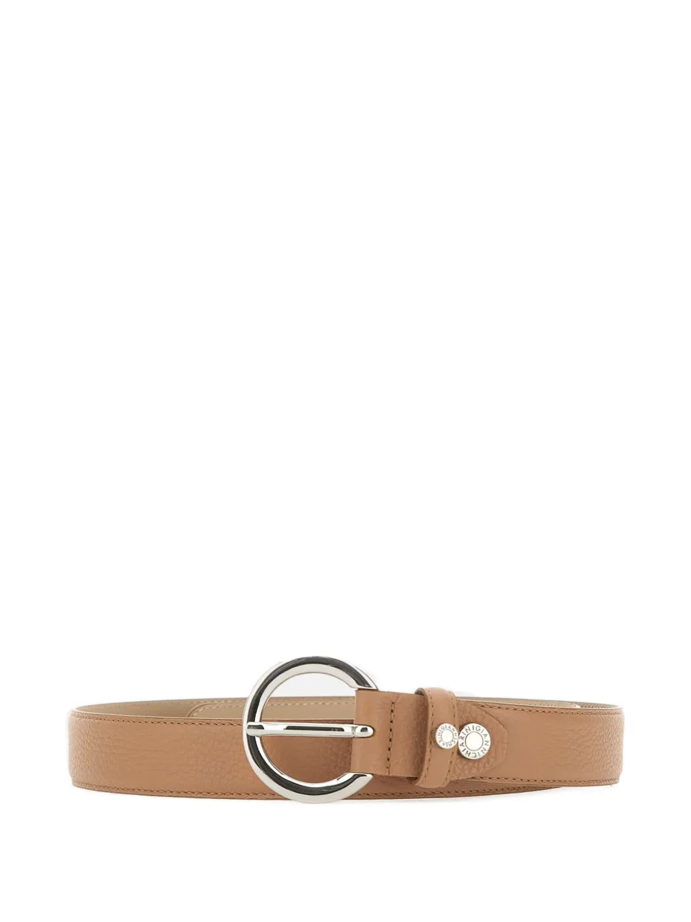 GIANNI CHIARINI logo-detail leather belt - Toni neutri