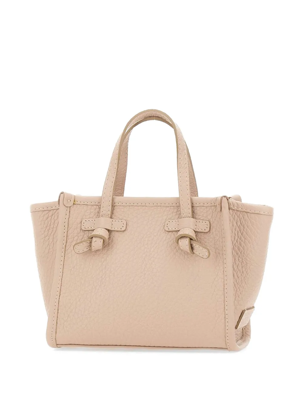  Marcella Club Miss Marcella Grained-leather Tote Bag - Neutrals 