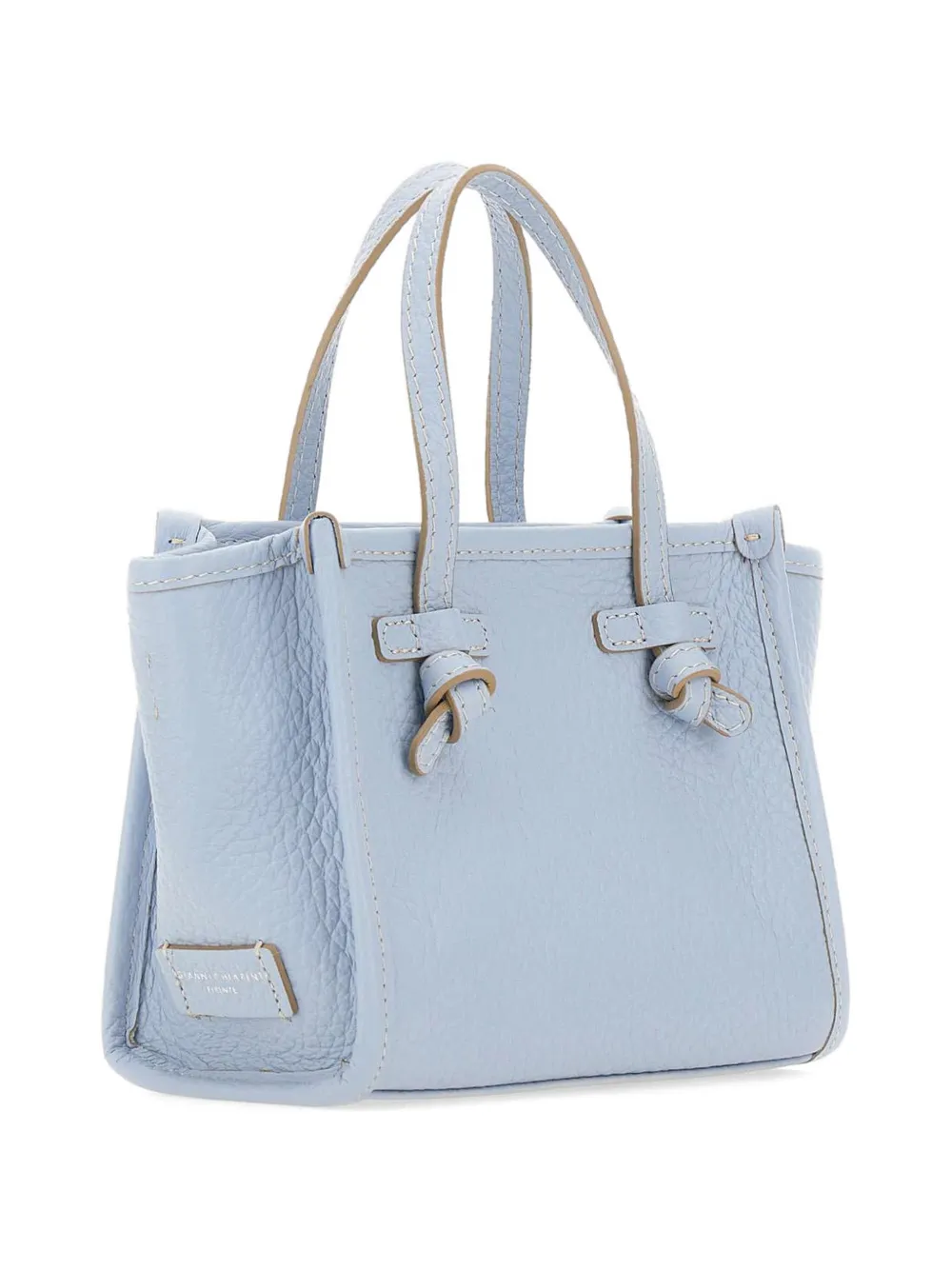  Marcella Club Miss Marcella Leather Tote Bag - Blue 