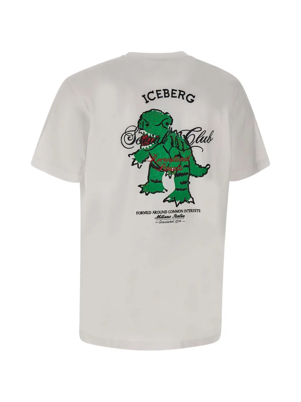 Iceberg T-shirt met logodetail Wit