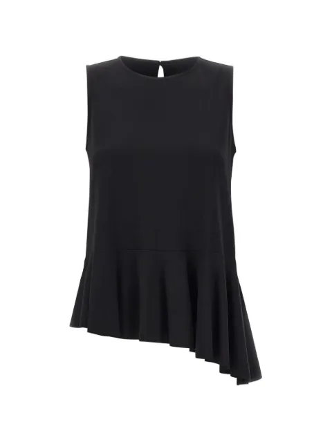 kaos ruffled-hem sleeveless blouse