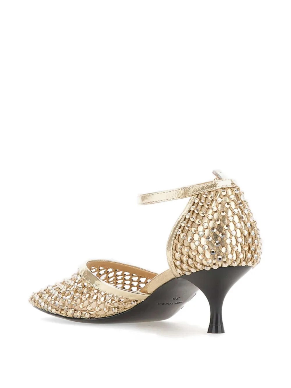 strategia shoes Shiny Décolleté rhinestone pumps Goud