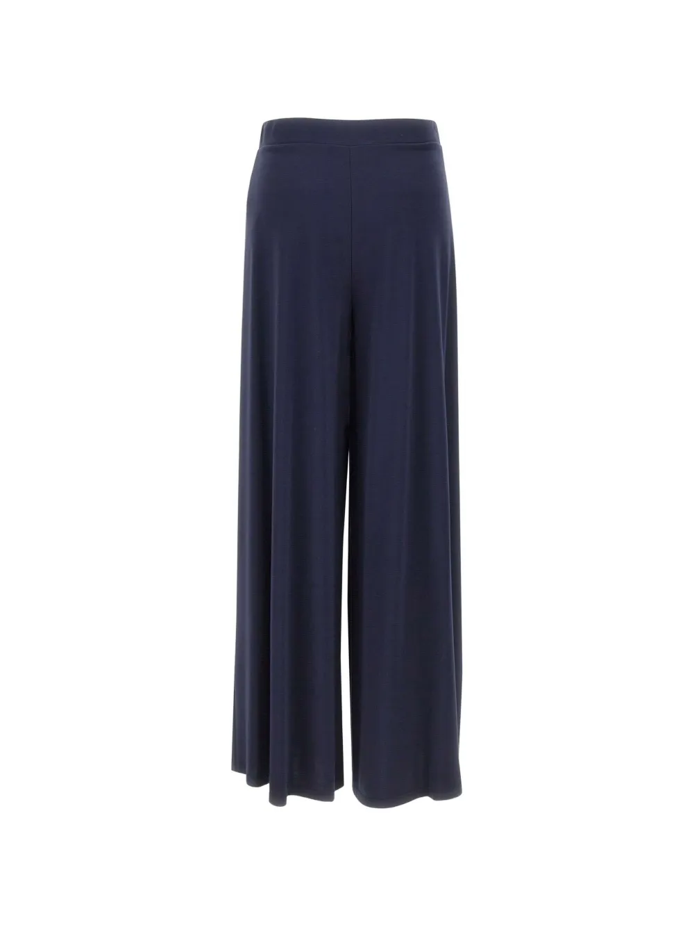 Elasticated Wide-Leg Trousers