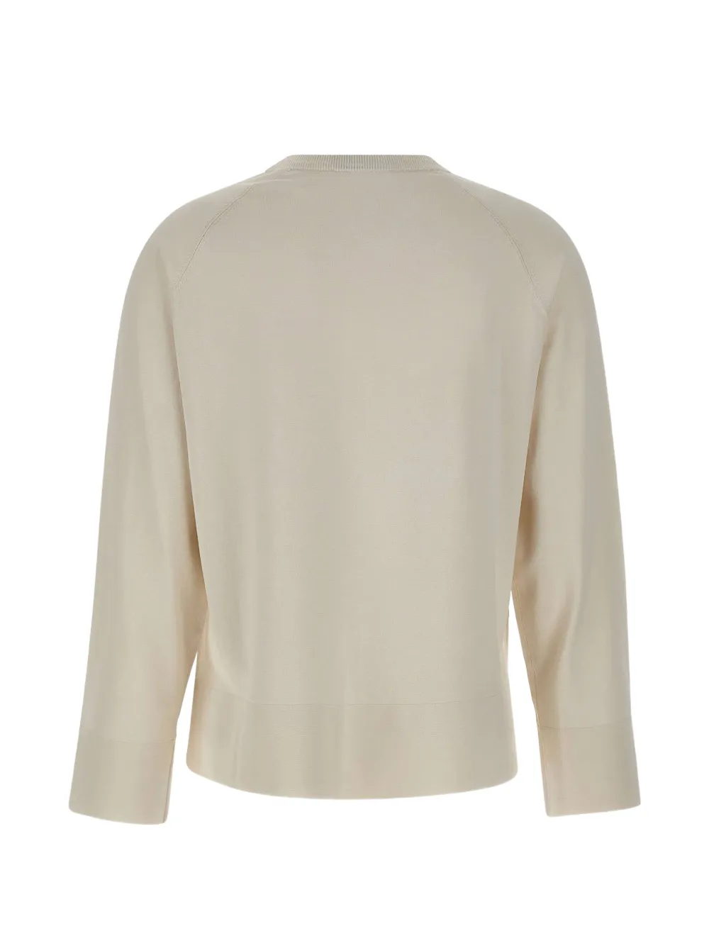 Ribbed-Trims Buttoned Cardigan