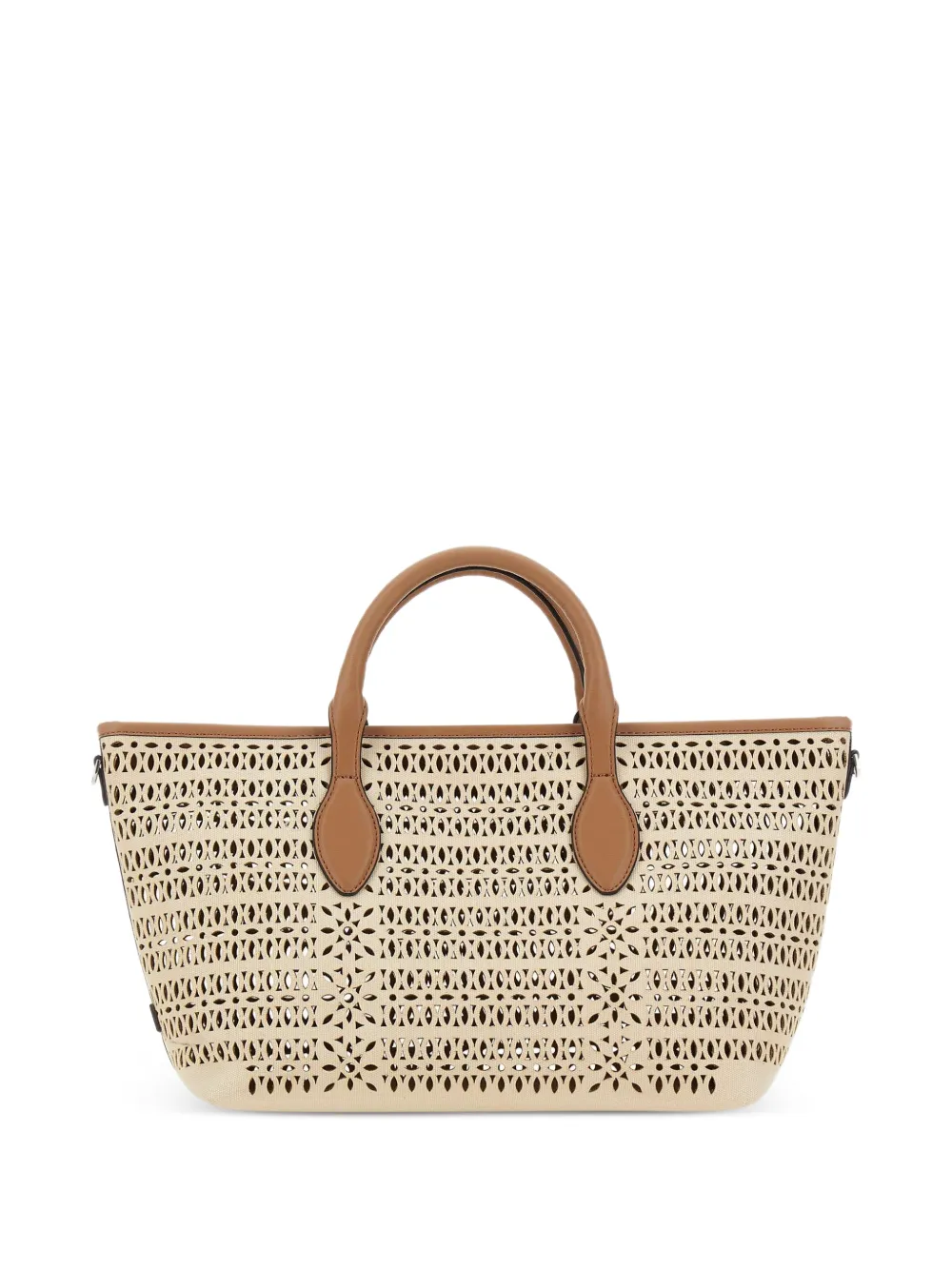 GIANNI CHIARINI Mashup shopper met uitgesneden details Beige