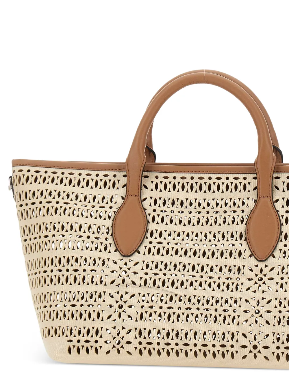 GIANNI CHIARINI Mashup shopper met uitgesneden details Beige