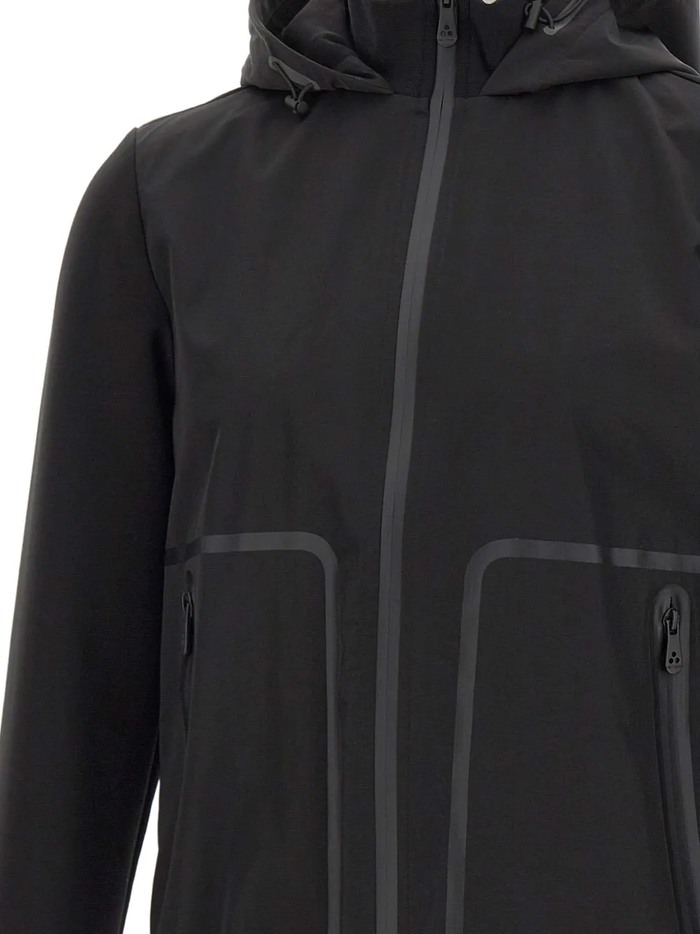 Peuterey Tobias jack met capuchon Zwart