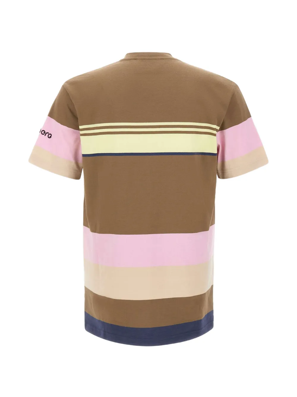 Striped Cartoon-Print T-Shirt