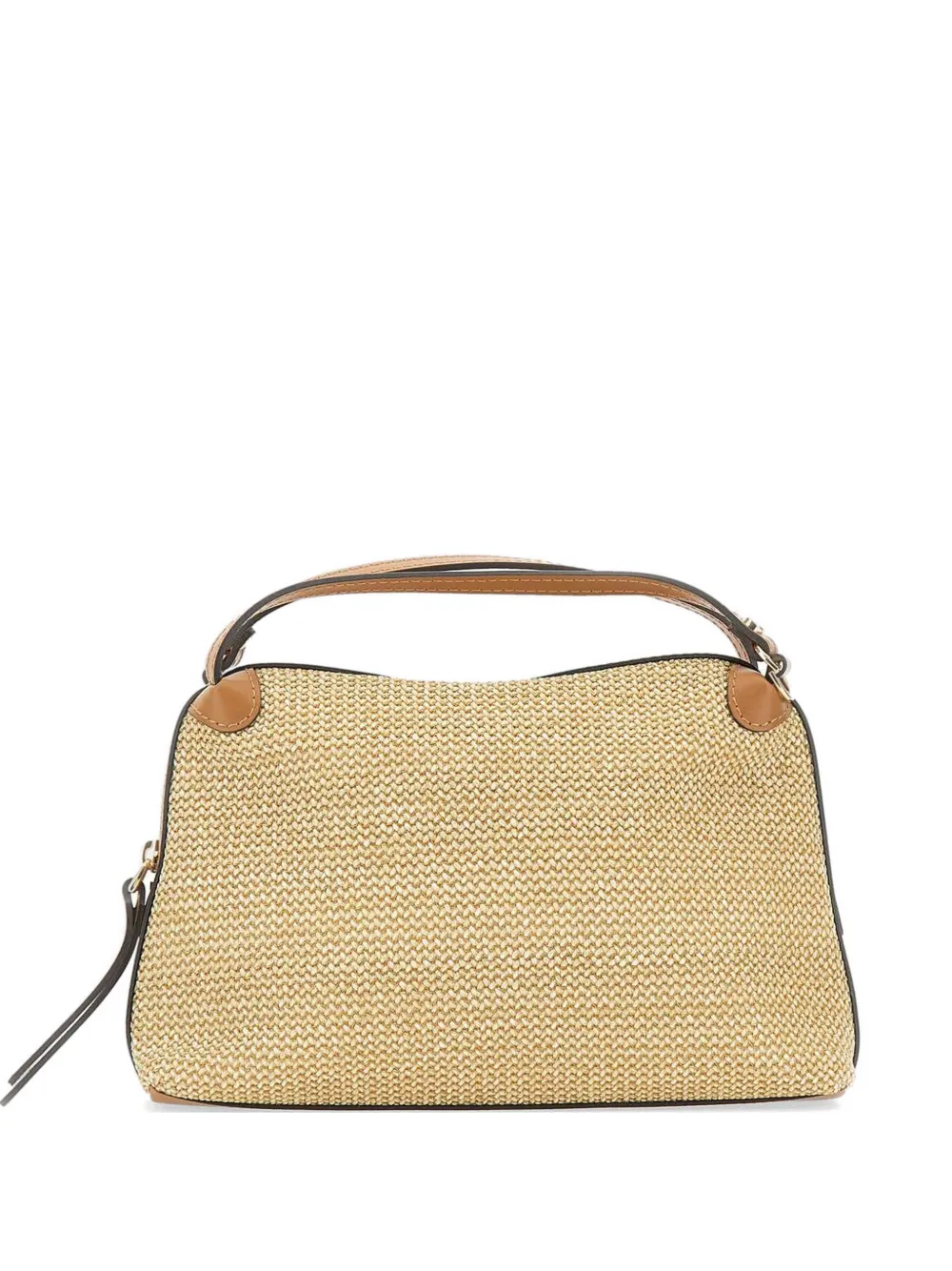 GIANNI CHIARINI Alifa raffia leather tote bag - Toni neutri