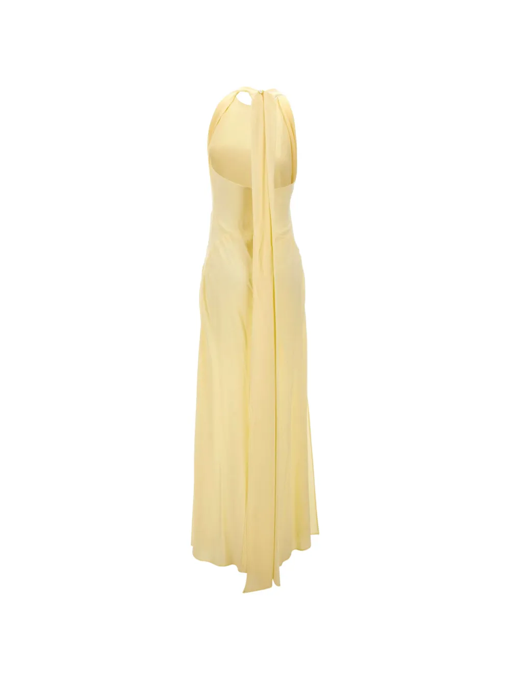 Blumarine Jurk met halternek Geel