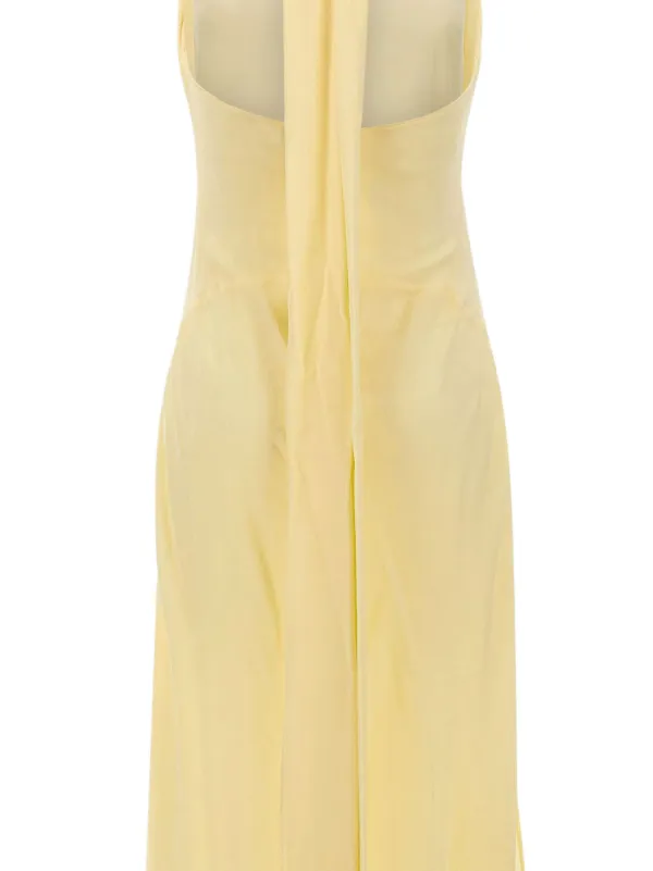 blumarine halter dress Blumarine Mini Halter Dress in Pink & Vivid Rose