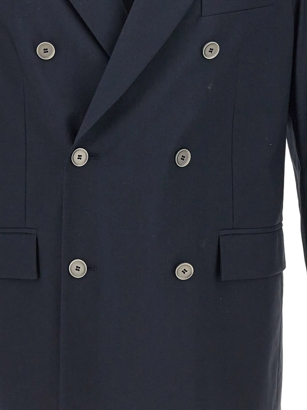 Paolo Pecora Blazer met dubbele rij knopen Blauw