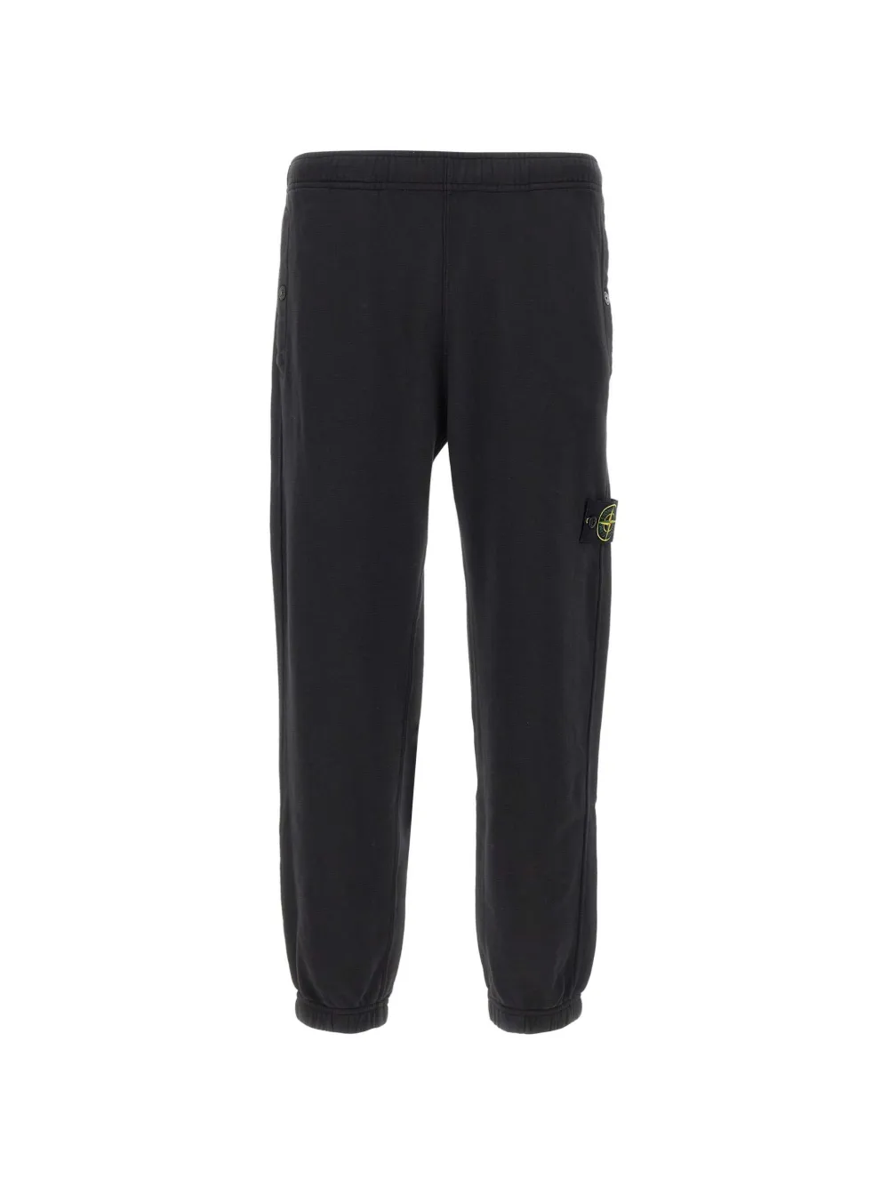 Stone Island badge cotton track pants - Nero