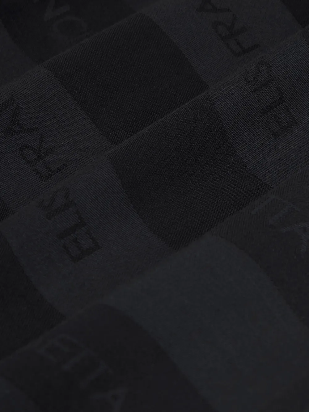 Elisabetta Franchi Viscose en modal foulard sjaal met jacquard strepen Zwart