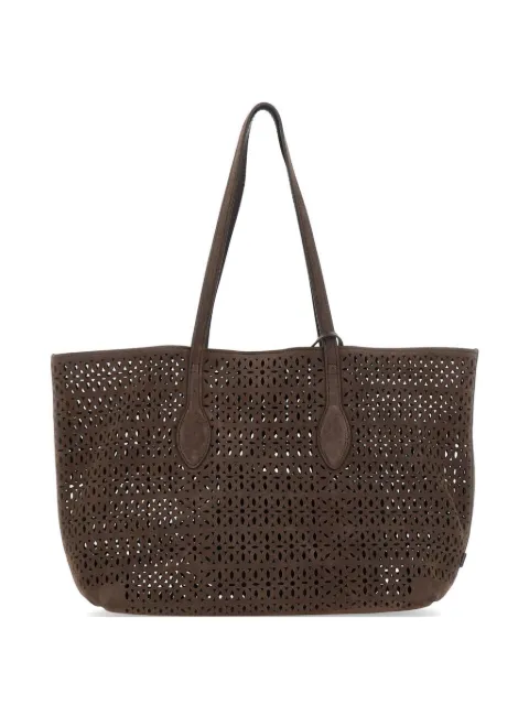 GIANNI CHIARINI Mashup laser-cut double-handle shoulder bag