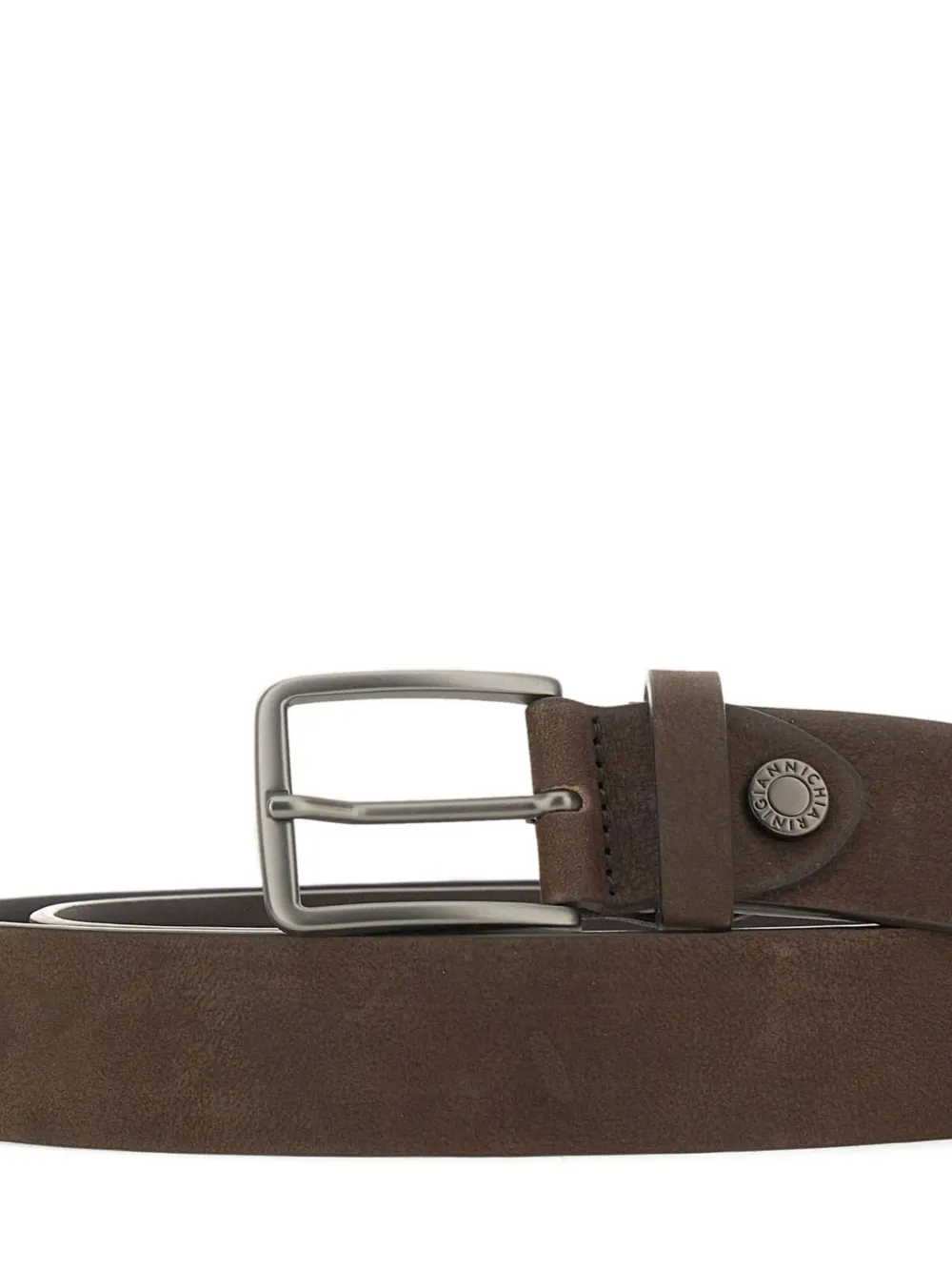  Gianni Chiarini Leather Belt - Brown 