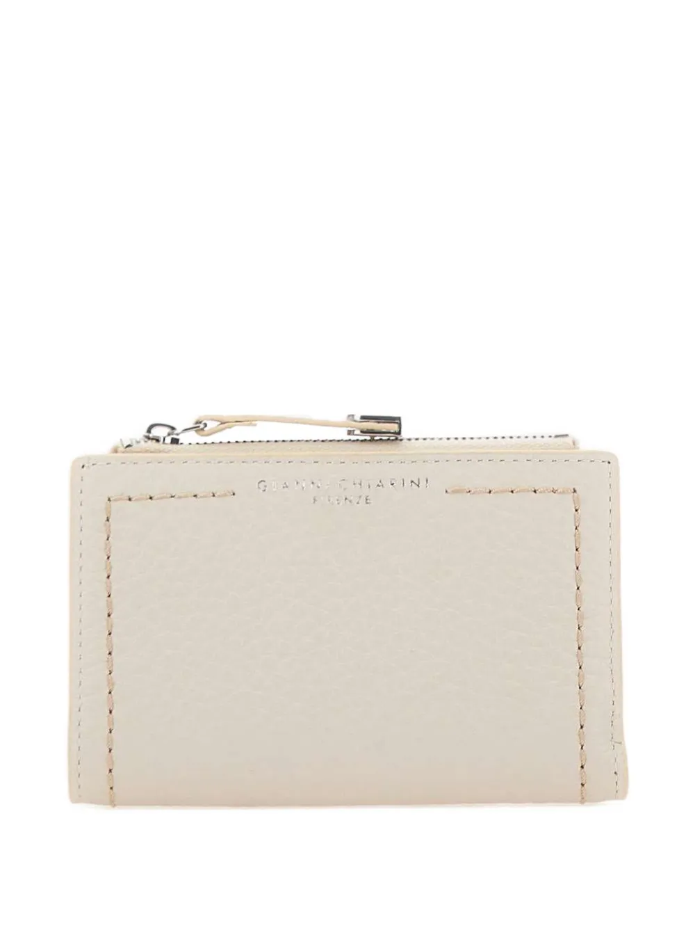GIANNI CHIARINI Bubble logo-detail leather wallet - Toni neutri