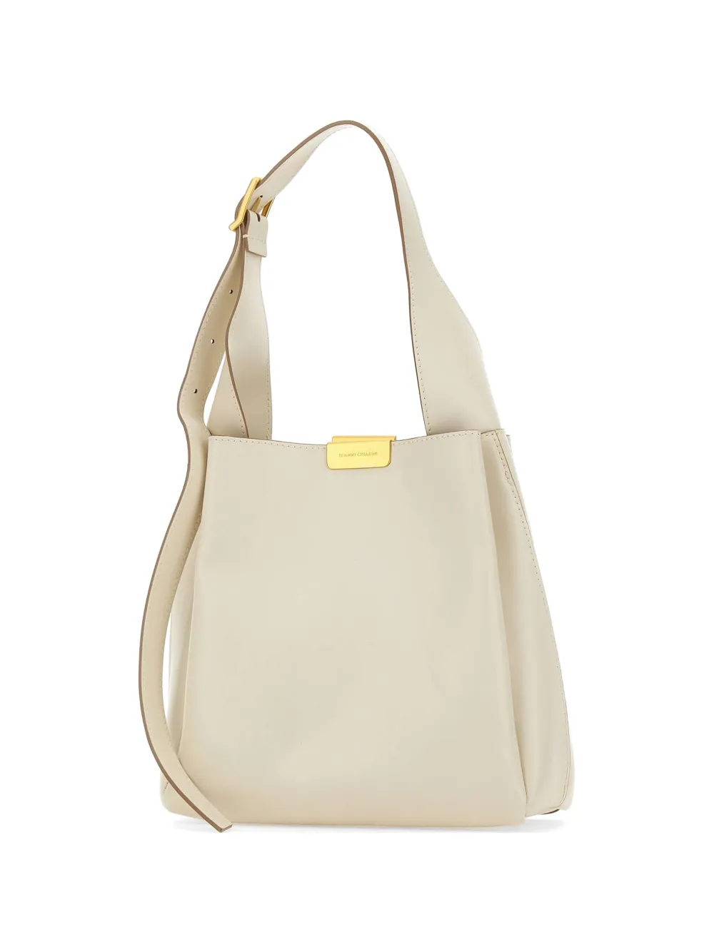 GIANNI CHIARINI Luz leather shoulder bag - Toni neutri