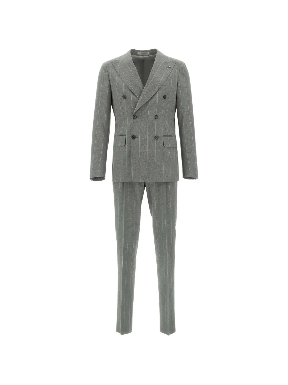 Corneliani pinstripe double-breasted suit - Grau