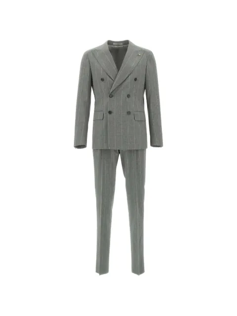 Corneliani pinstripe double-breasted suit