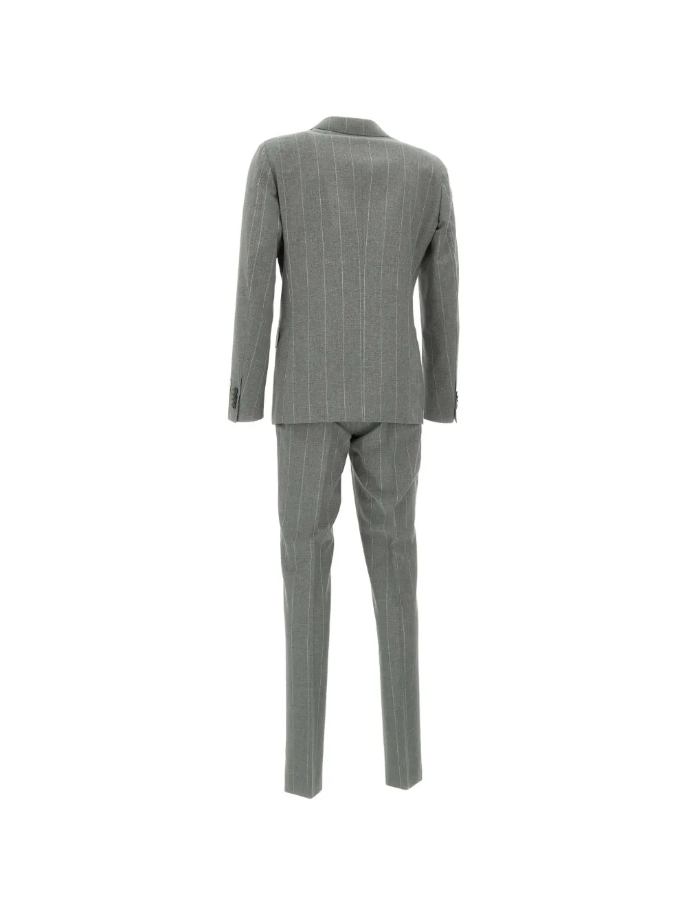  Corneliani Pinstripe Double-breasted Suit - Grey 