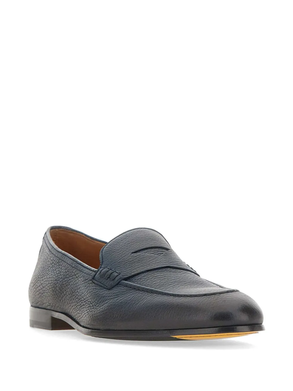 Doucal's penny leather loafers Blauw