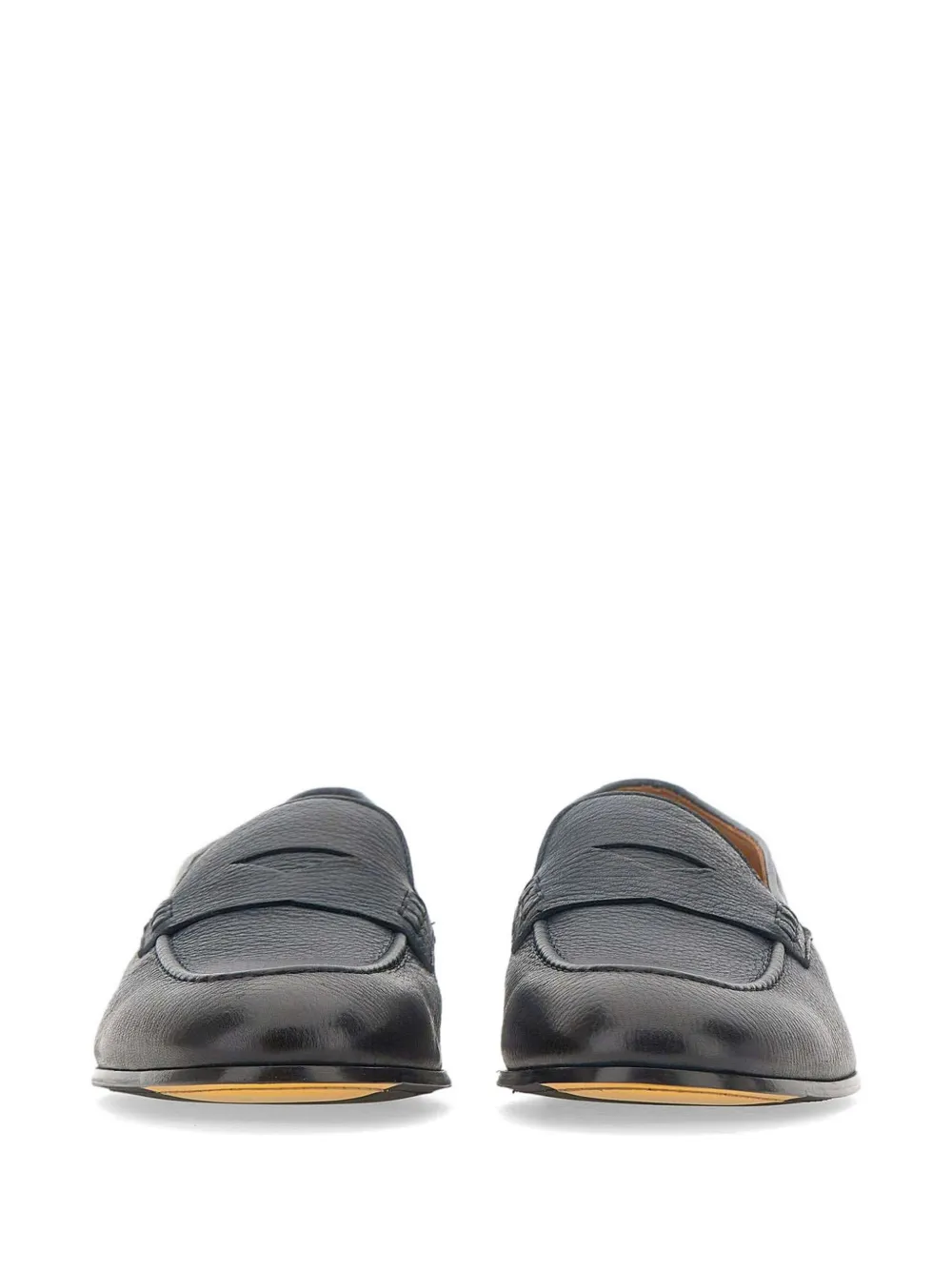 Doucal's penny leather loafers Blauw