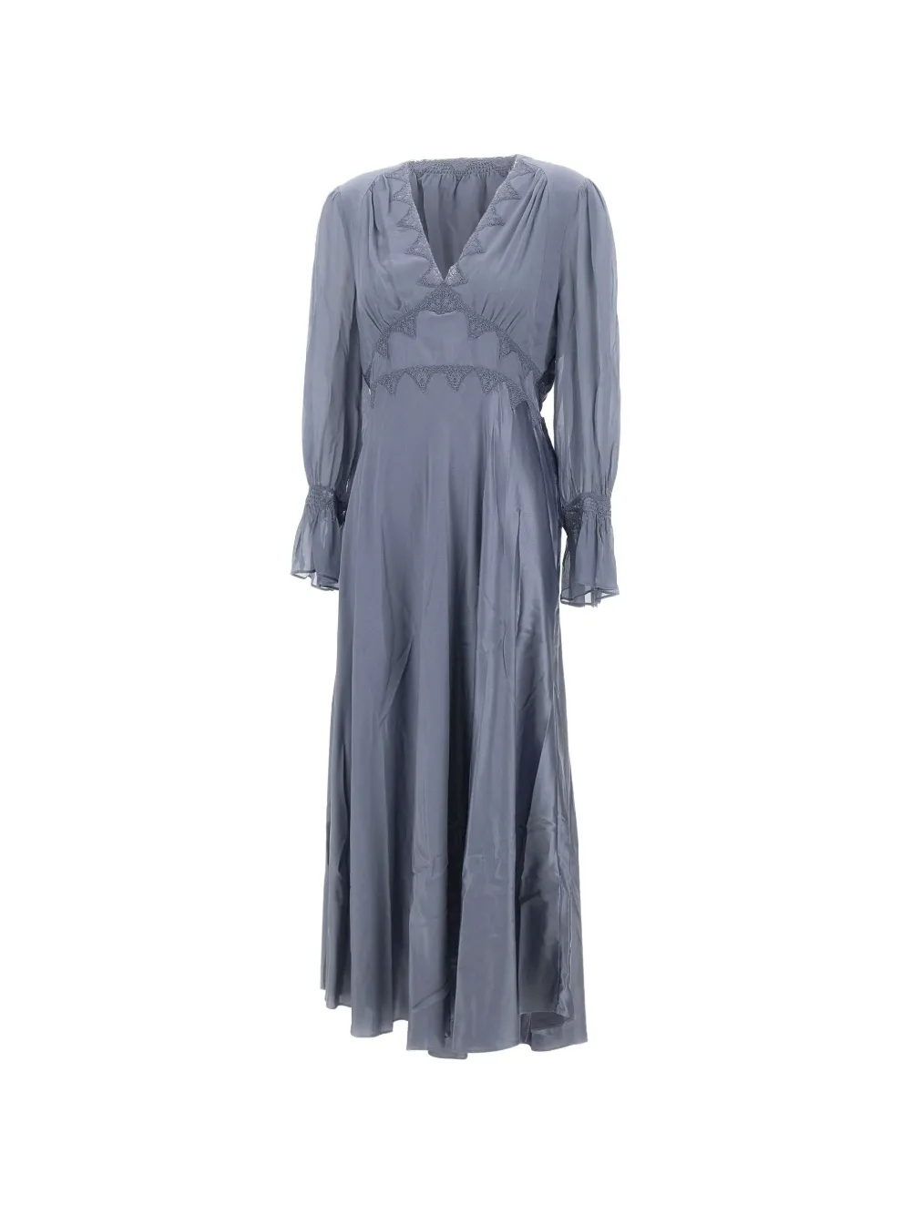 Rixo Arlena V-neck midi dress - Blu