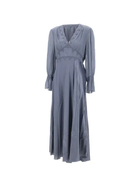 Rixo Arlena V-neck midi dress