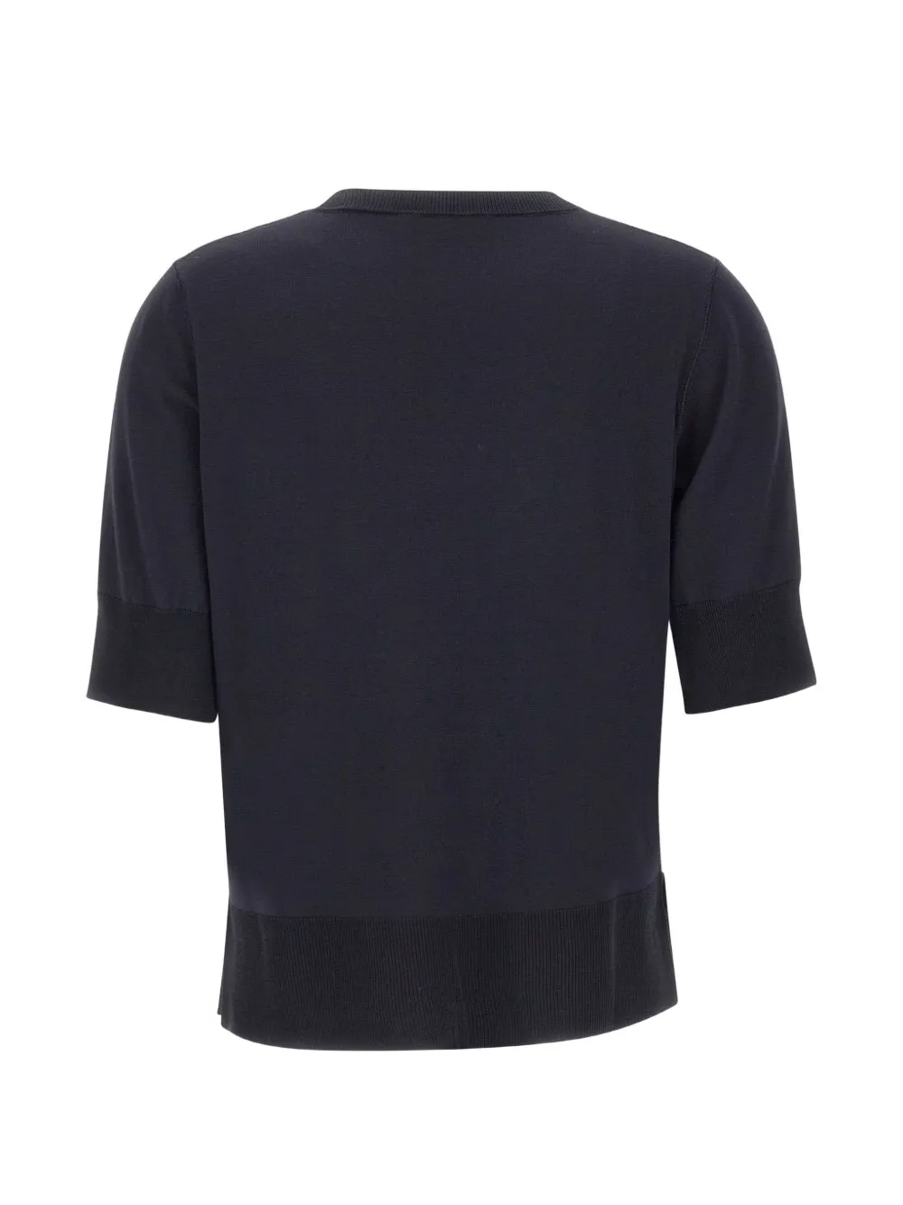  Elena Miro` Short-sleeve Sweater - Black 