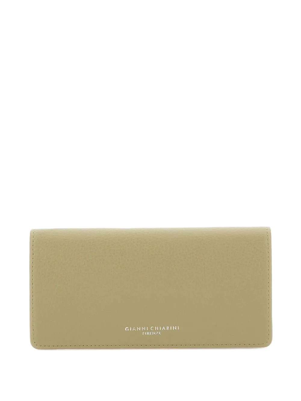 GIANNI CHIARINI pebbled zip wallet - Toni neutri