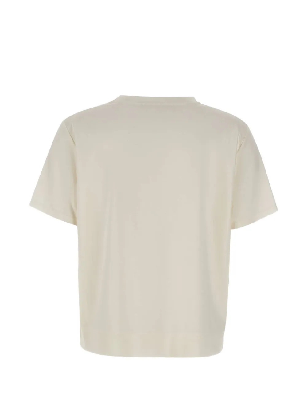  Kaos Crew-neck Side-slits T-shirt - Neutrals 